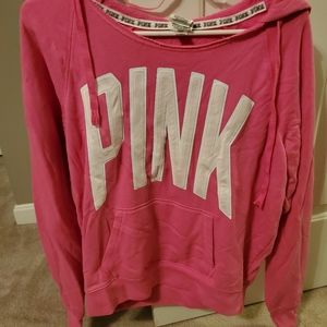 Victoria Secret hot pink sweatshirt